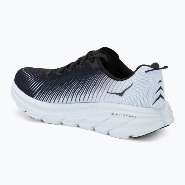 HOKA men's running shoes Rincon 3 Wide black/white 3