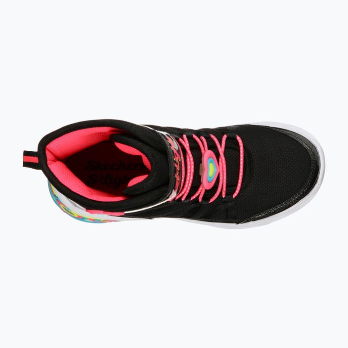 SKECHERS Sweetheart Lights Love To Shine children's shoes black/hot pink 12
