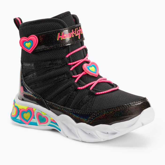 SKECHERS Sweetheart Lights Love To Shine children's shoes black/hot pink