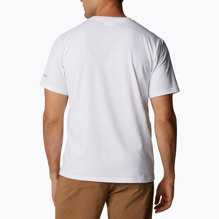 Columbia Sun Trek men's trekking shirt white 1931172 4