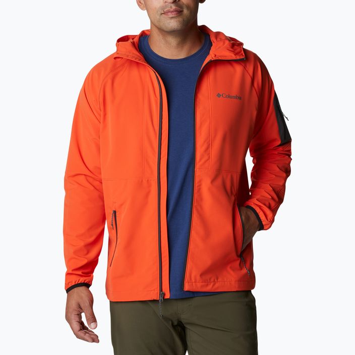Columbia Tall Heights 813 orange men's softshell jacket 1975591
