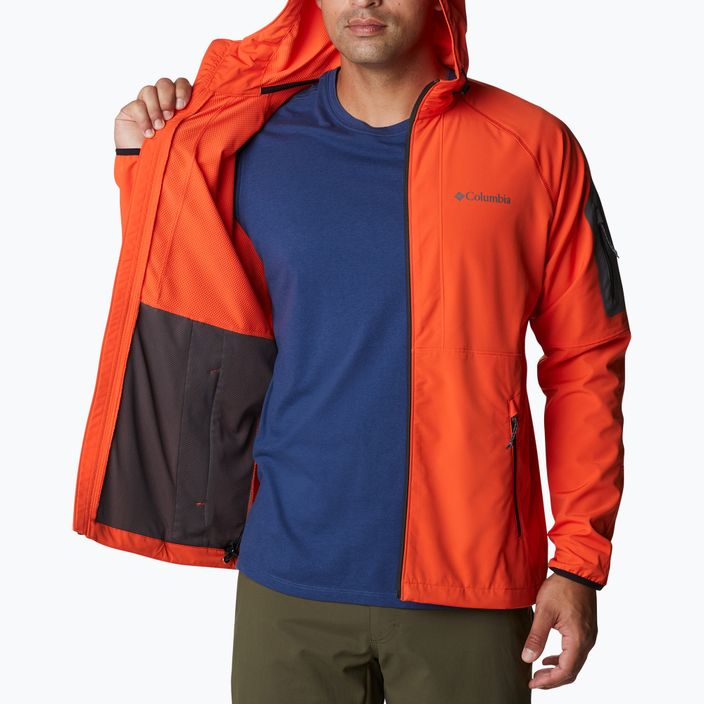 Columbia Tall Heights 813 orange men's softshell jacket 1975591 6