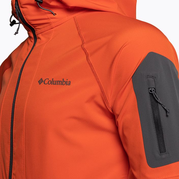 Columbia Tall Heights 813 orange men's softshell jacket 1975591 9