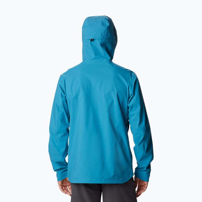 Columbia Omni-Tech Ampli-Dry 400 men's membrane rain jacket blue 1932854 2