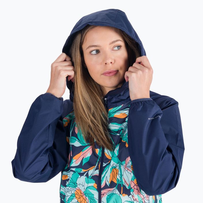 Columbia Street women's rain jacket navy blue 1718001 5