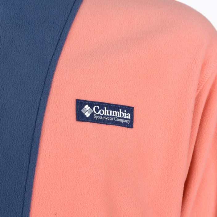 Columbia Back Bowl men's orange and blue fleece sweatshirt 1890764 3