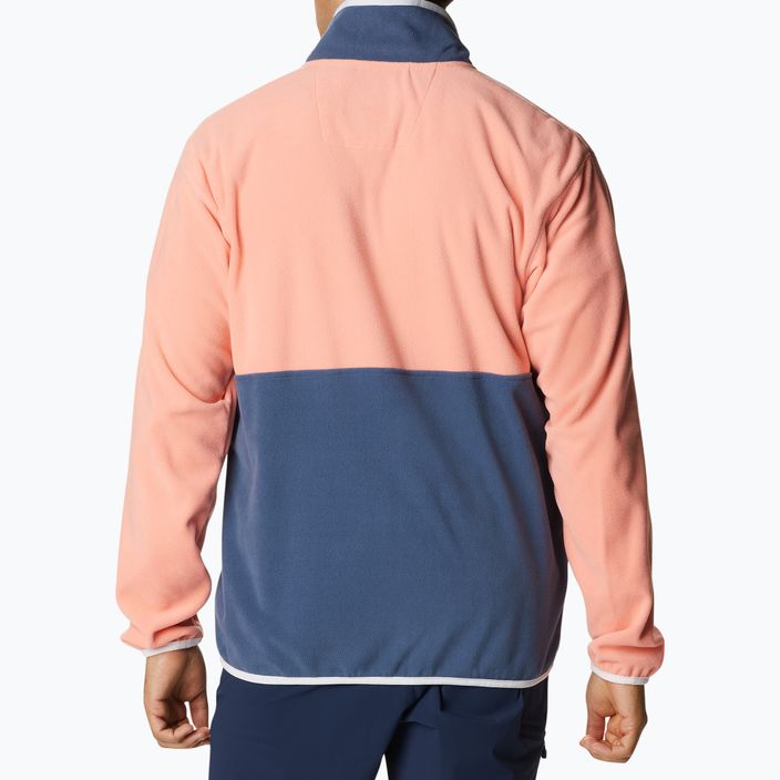 Columbia Back Bowl men's orange and blue fleece sweatshirt 1890764 8