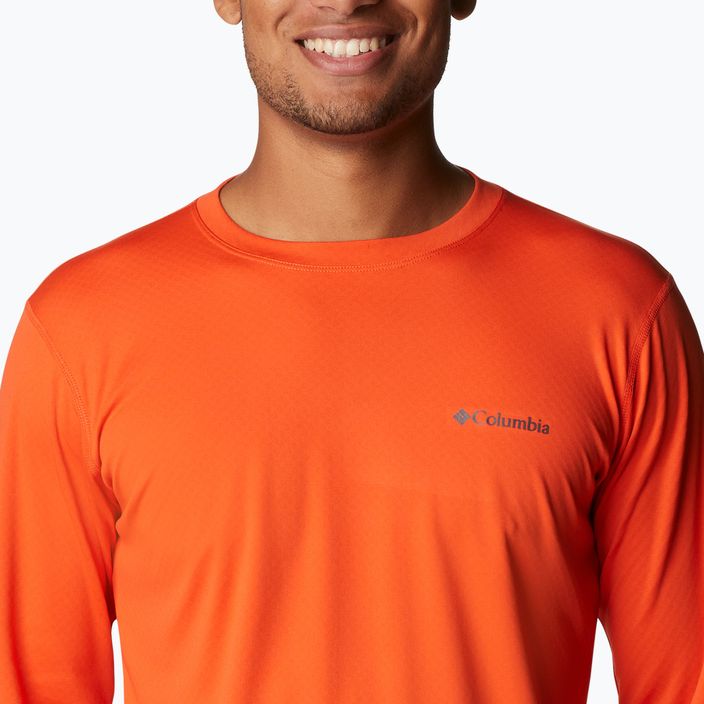 Columbia Zero Rules men's trekking shirt orange 1533282 2