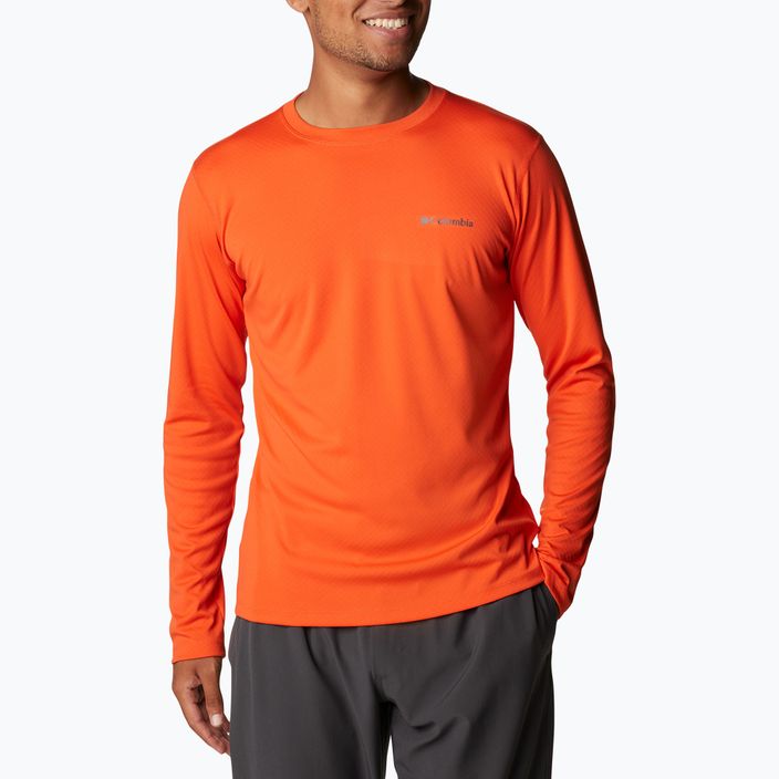 Columbia Zero Rules men's trekking shirt orange 1533282 5