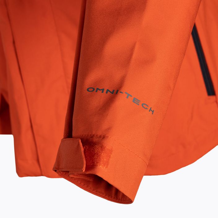 Columbia men's Earth Explorer Shell 813 rain jacket orange 1988612 20