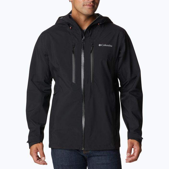 Columbia Peak Creek Shell 010 men's rain jacket black 1988892 4