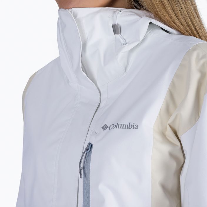 Columbia women's Hikebound 100 rain jacket white 1989253 5