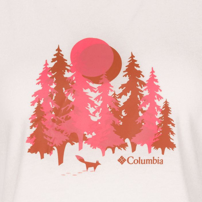 Women's trekking shirt Columbia Daisy Days Graphic beige 1934592 9