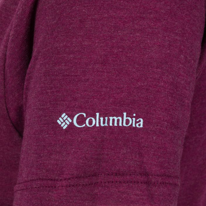 Columbia Daisy Days Graphic women's trekking shirt red 1934592 10
