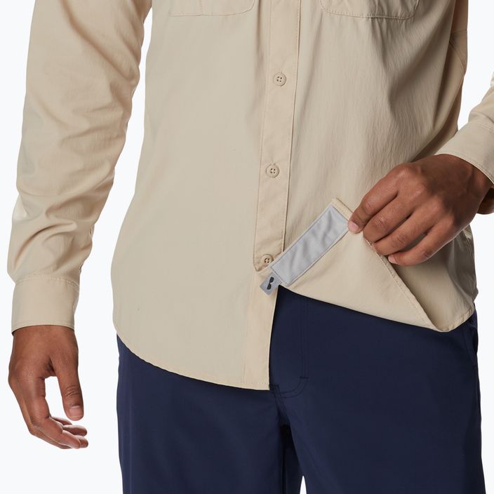 Columbia Newton Ridge II LS men's shirt beige 2012971 7