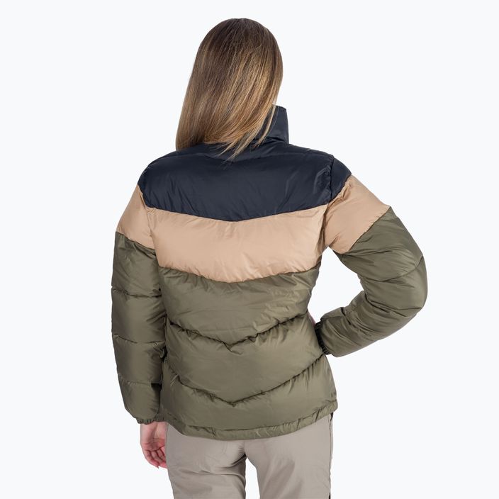 Columbia Puffect Color Blocked women's down jacket green 1955101 3
