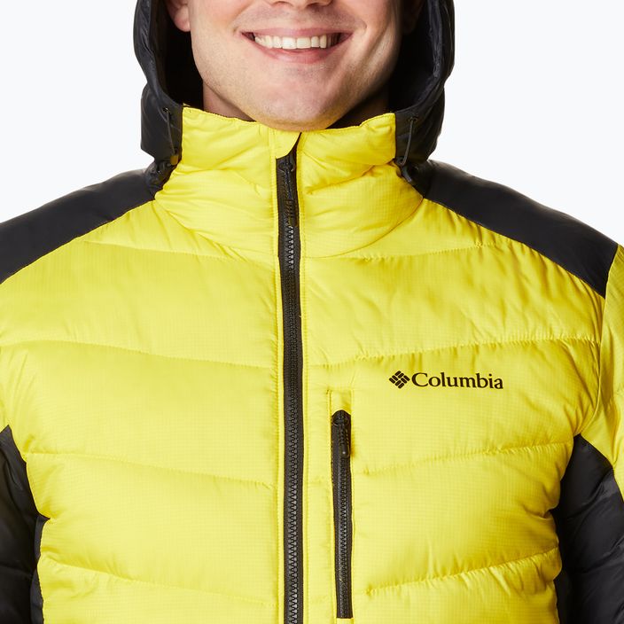 Columbia Labyrinth Loop Hooded men's down jacket yellow 1957343 6