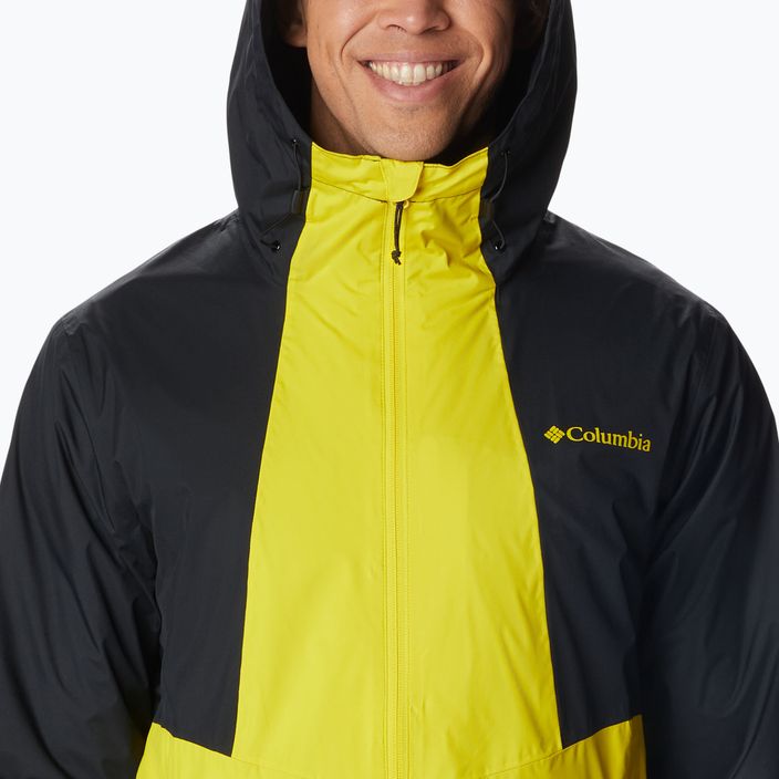 Columbia Inner Limits II men's rain jacket yellow 1893991 4