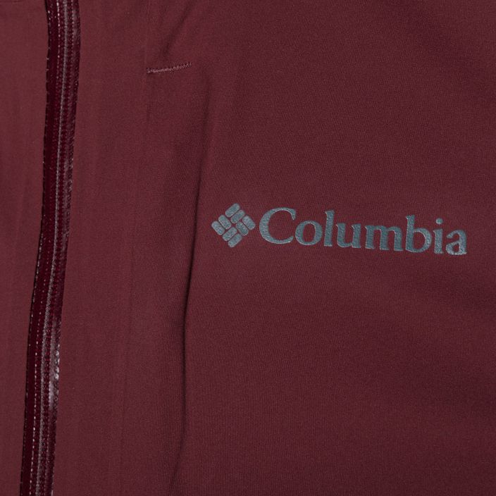 Columbia Omni-Tech Ampli-Dry men's membrane rain jacket maroon 1932854 3
