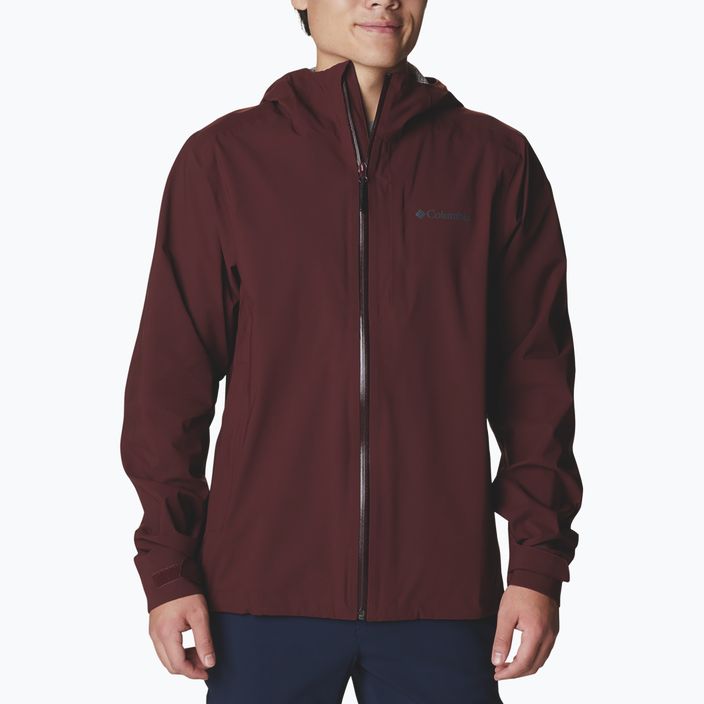 Columbia Omni-Tech Ampli-Dry men's membrane rain jacket maroon 1932854 6