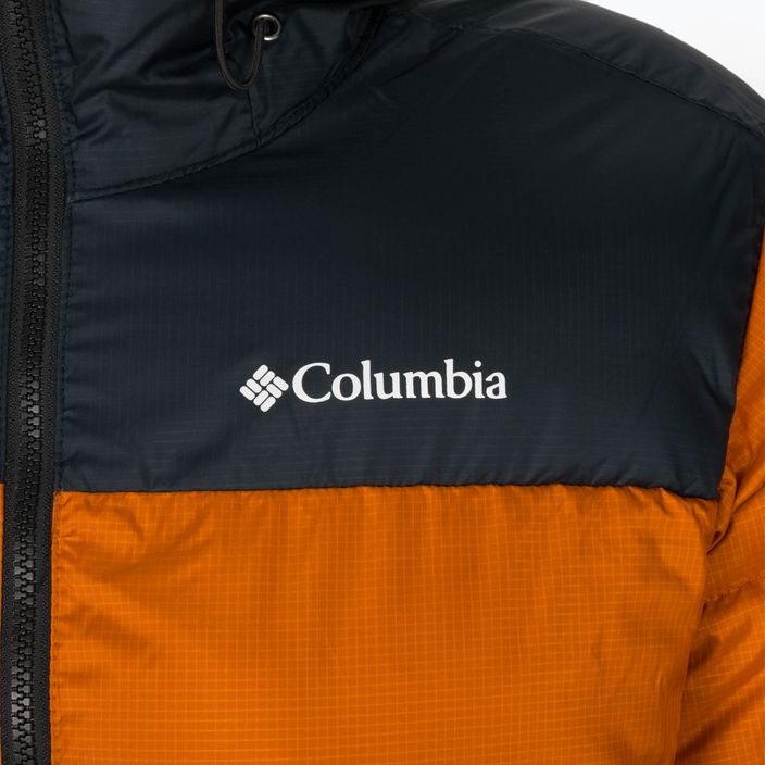Men's Columbia Puffect Hooded Down Jacket Orange 2008413 9