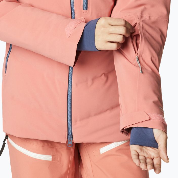 Columbia Powderkeg III Down women's ski jacket orange 2021071 6