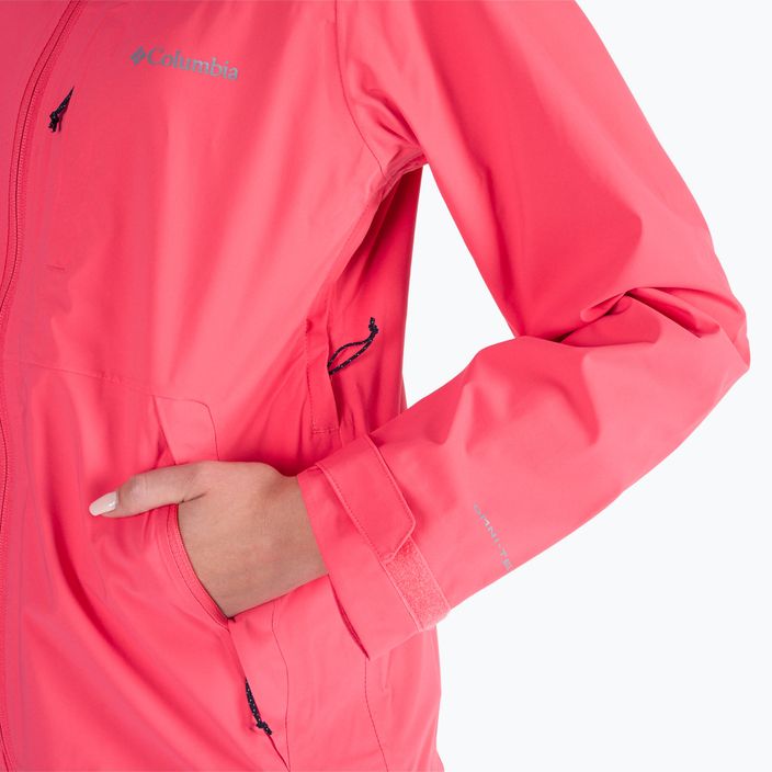 Columbia Omni-Tech Ampli-Dry women's membrane rain jacket pink 1938973 4