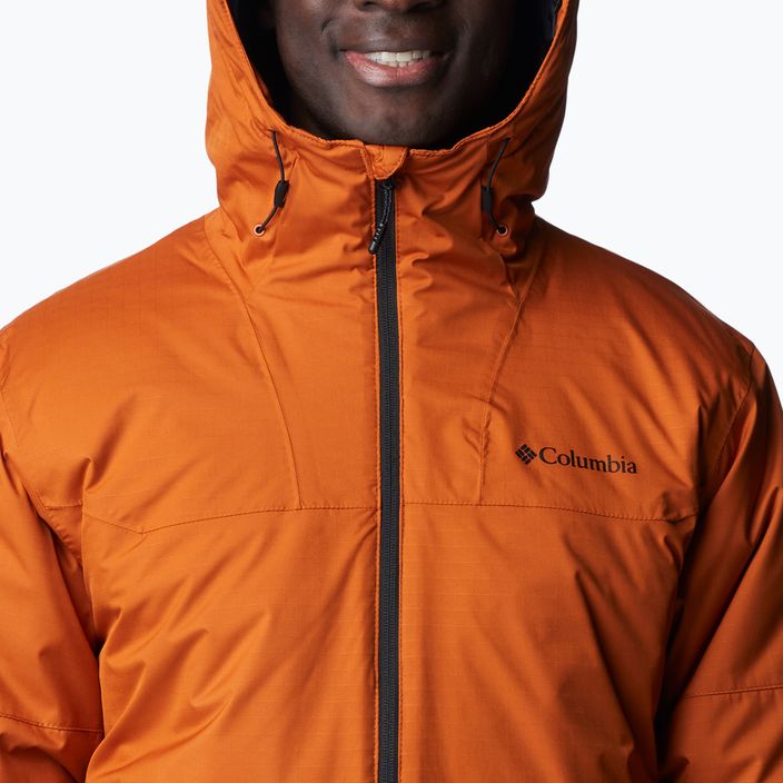 Columbia Point Park Insulated men's winter jacket black and orange 1956811 6