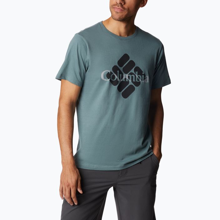 Columbia CSC Seasonal Logo grey men's trekking shirt 1991031 2