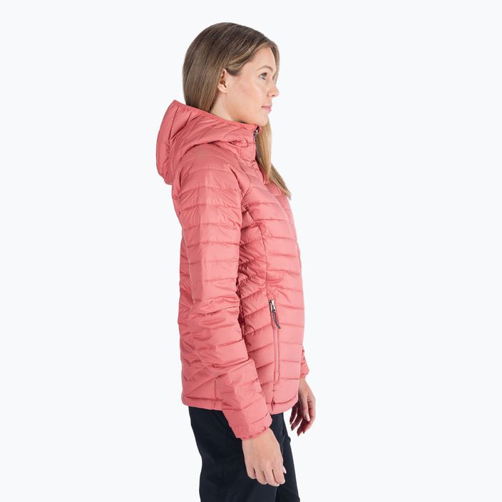 Columbia Powder Lite Hooded pink women's down jacket 1699071 2
