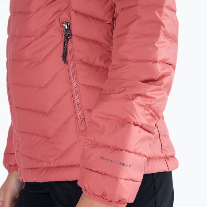 Columbia Powder Lite Hooded pink women's down jacket 1699071 5