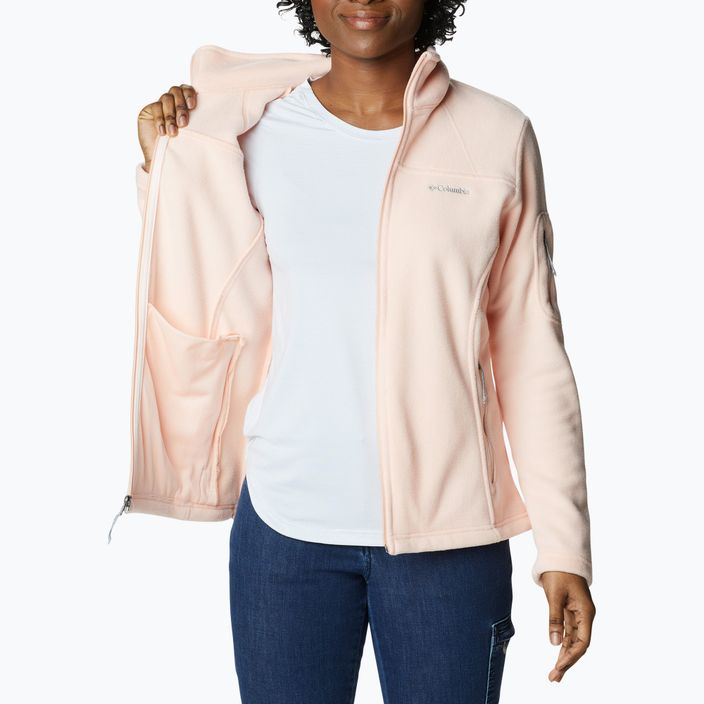 Columbia Fast Trek II Peach Blossom women's fleece sweatshirt 1465351890 7
