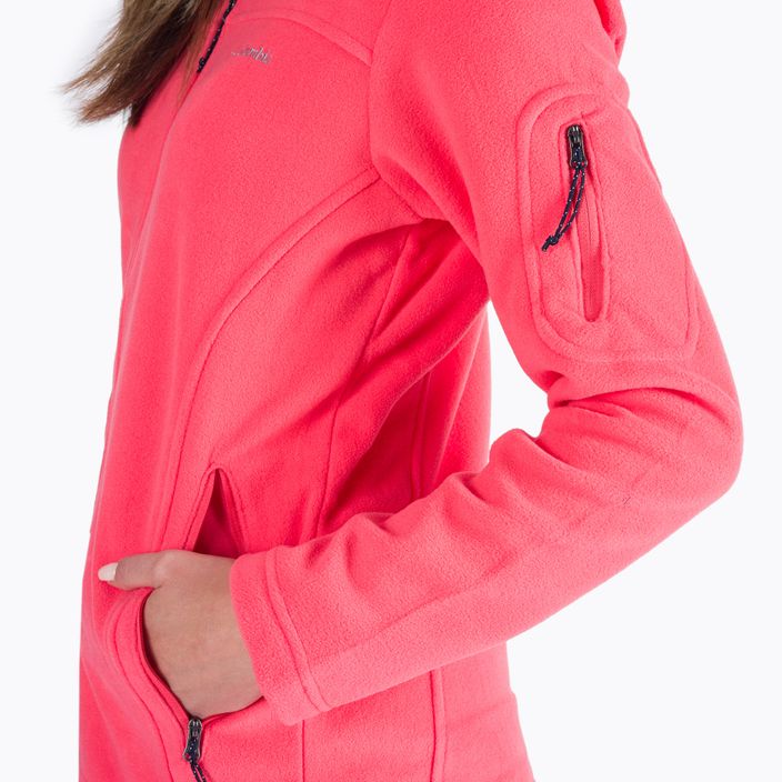 Columbia Fast Trek II women's fleece sweatshirt pink 1465351 4