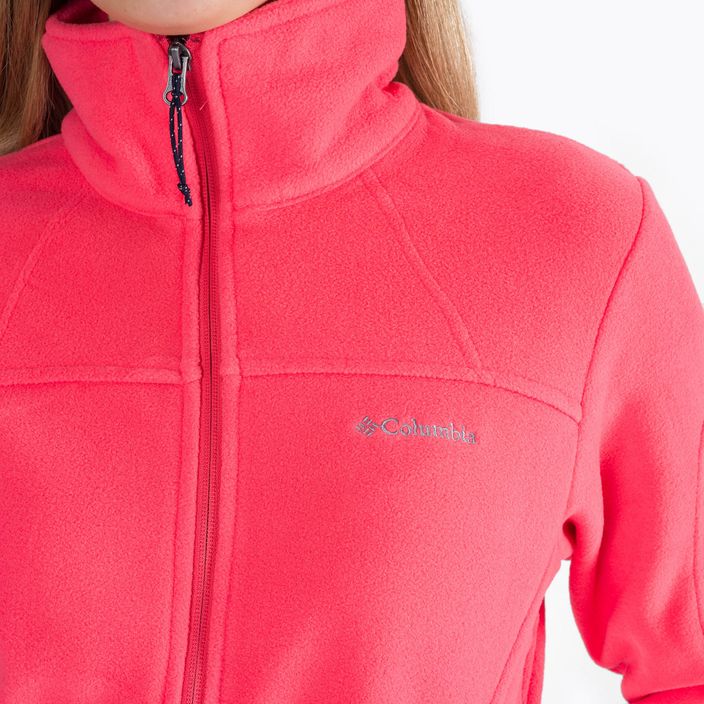 Columbia Fast Trek II women's fleece sweatshirt pink 1465351 5