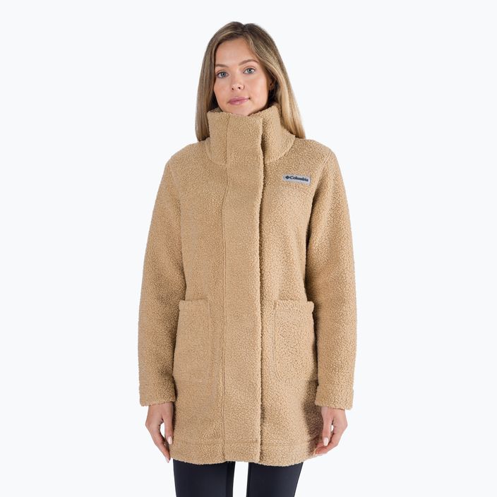 Women's Columbia Panorama Long fleece coat brown 1862582