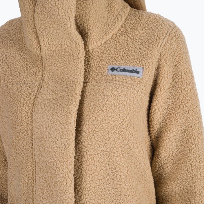 Women's Columbia Panorama Long fleece coat brown 1862582 4