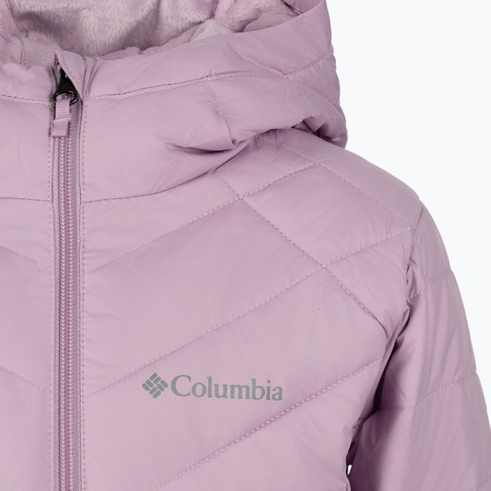 Columbia Heavenly Long children's down jacket pink 1908361 4