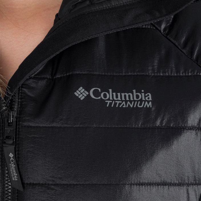 Columbia women's Platinum Peak Hooded down jacket black 2008341 6