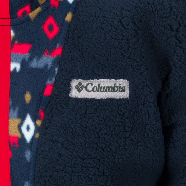 Columbia men's Backbowl Sherpa fleece sweatshirt navy blue 1952403 9