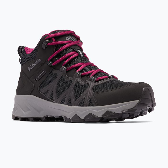 Women's trekking boots Columbia Peakfreak II Mid Outdry black/ti grey steel 11