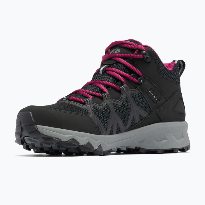 Women's trekking boots Columbia Peakfreak II Mid Outdry black/ti grey steel 16