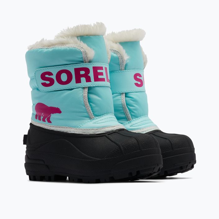 Sorel Snow Commander ocean surf/cactus pink children's snow boots 7