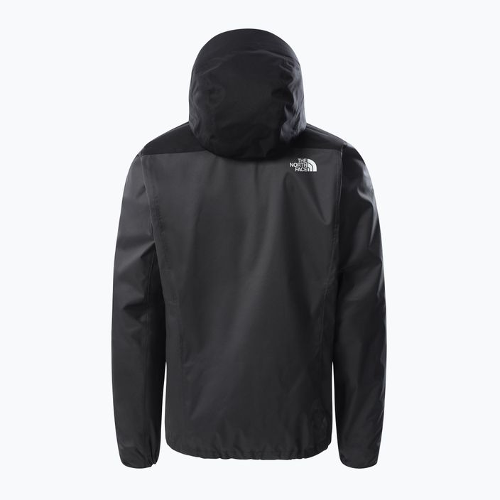 Men's rain jacket The North Face Quest Zip-In asphalt grey/black 2