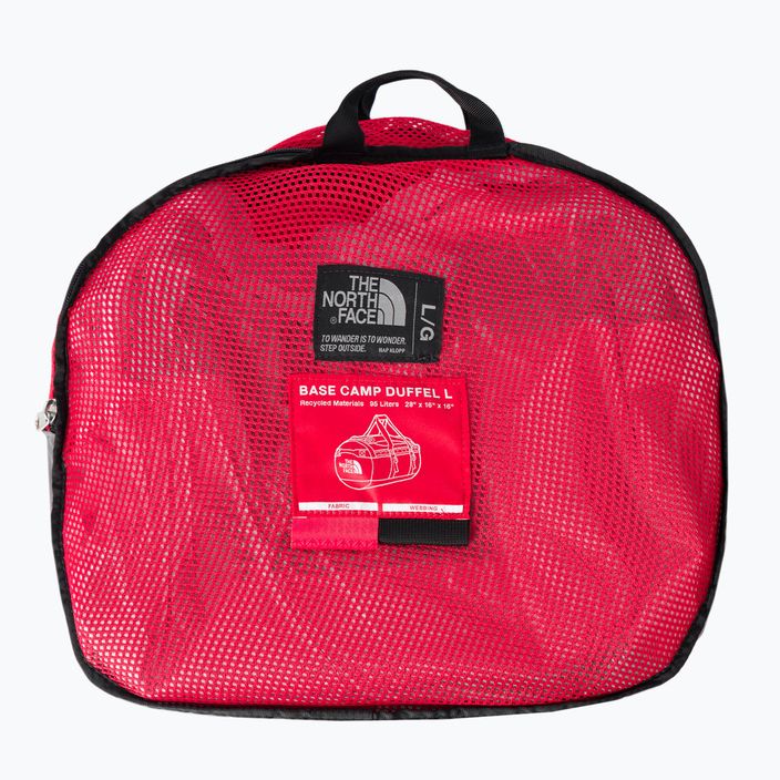 The North Face Base Camp Duffel L 95 l travel bag red NF0A52SBKZ31 7
