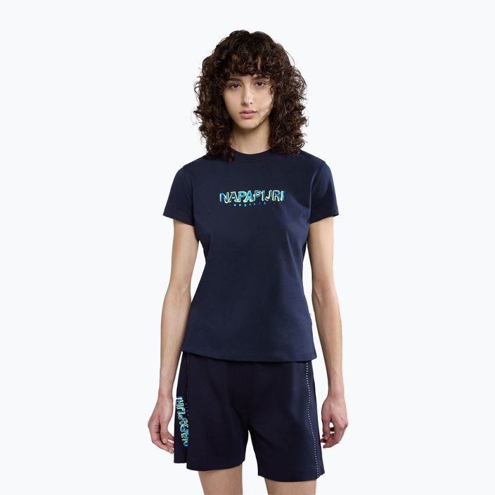 Napapijri women's t-shirt S-Kreis blu marine