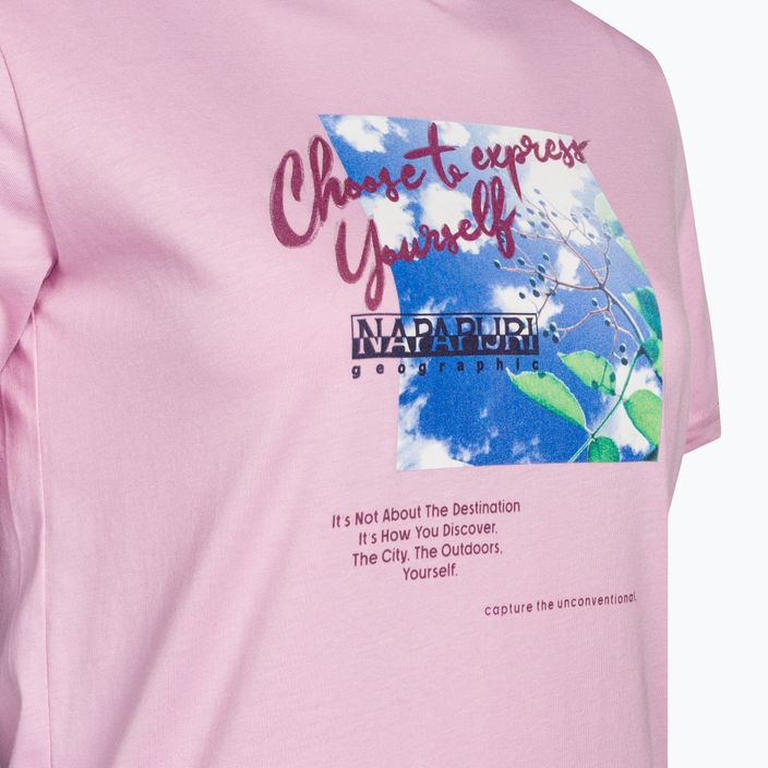 Napapijri women's t-shirt S-Yukon pink pastel 8