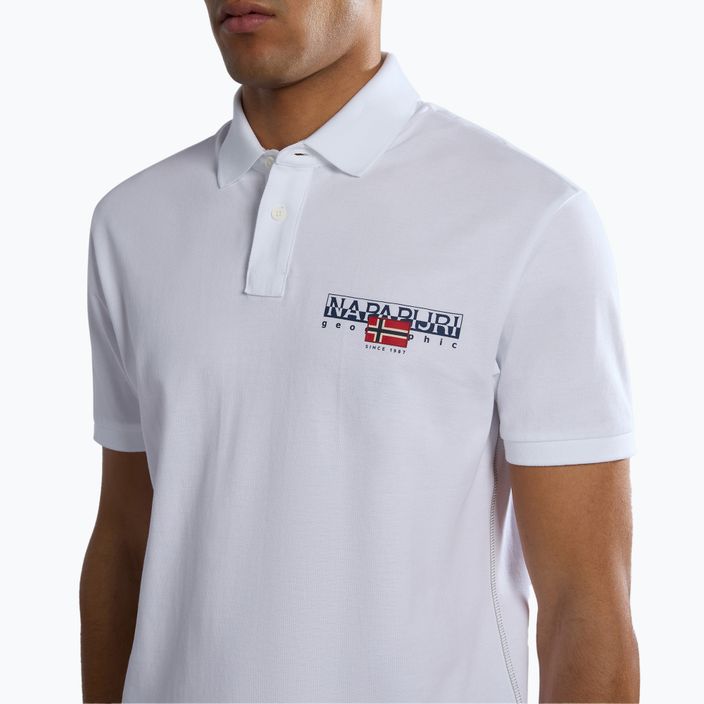 Men's Napapijri E-Aylmer brightwhite polo shirt 4