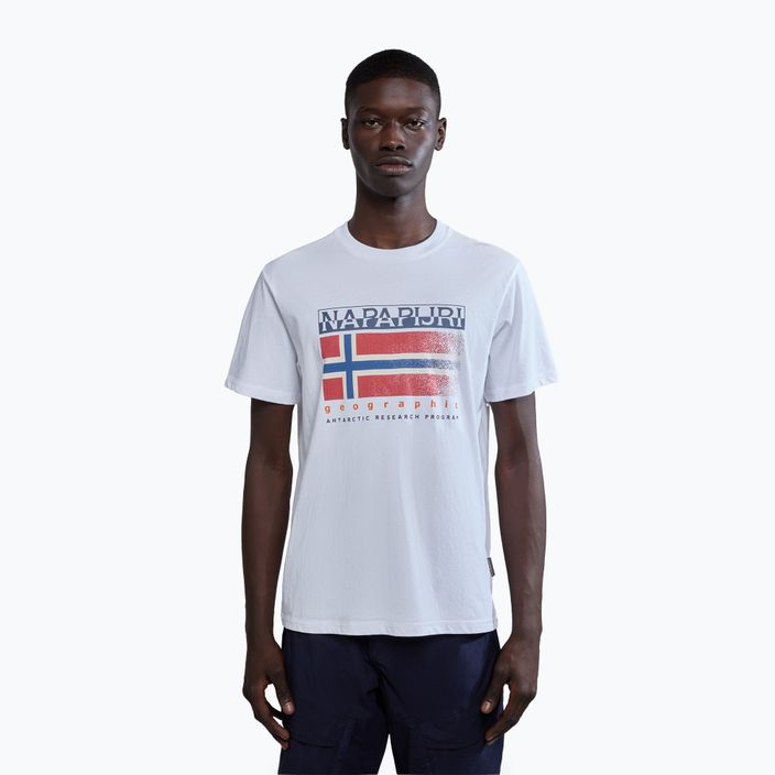 Men's Napapijri S-Kreis brightwhite T-shirt