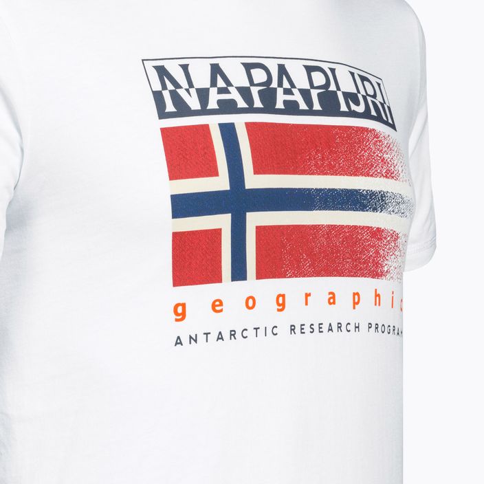 Men's Napapijri S-Kreis brightwhite T-shirt 7