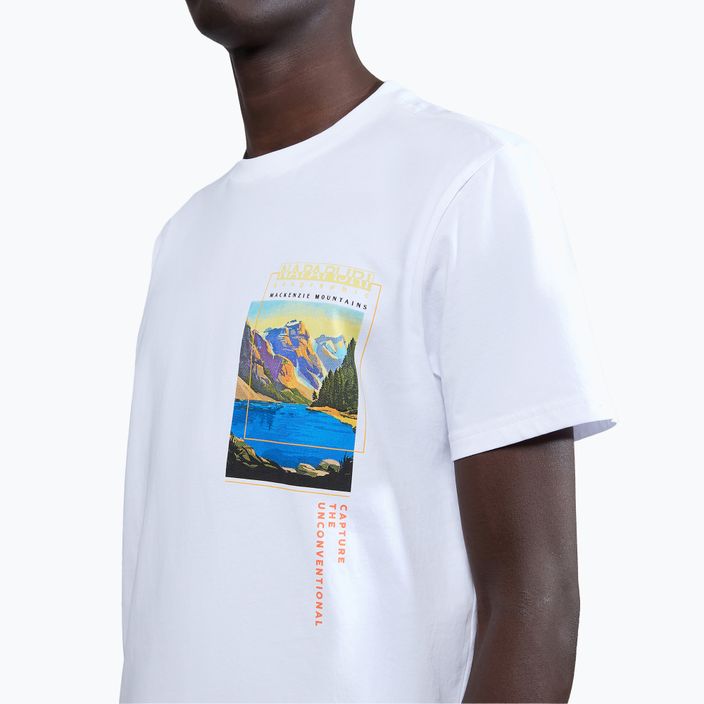 Men's Napapijri S-Canada brightwhite T-shirt 4